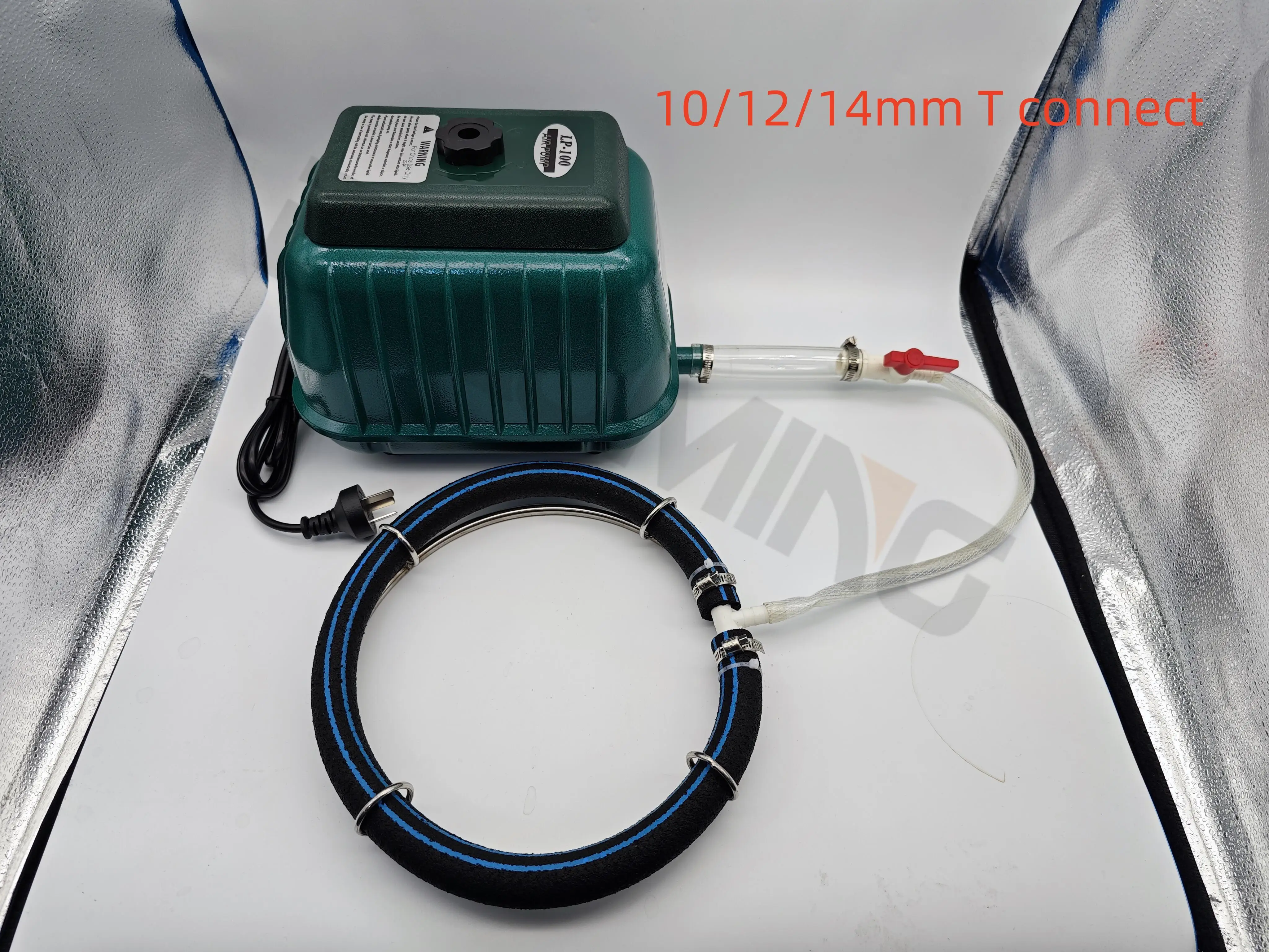 3 Ring D35CM 304 Edelstahl Feine Blase Koi Fisch Meeresfrüchte Garnelen Teich Landwirtschaft Ring Belüftungsschlauchrahmen – Detail 6