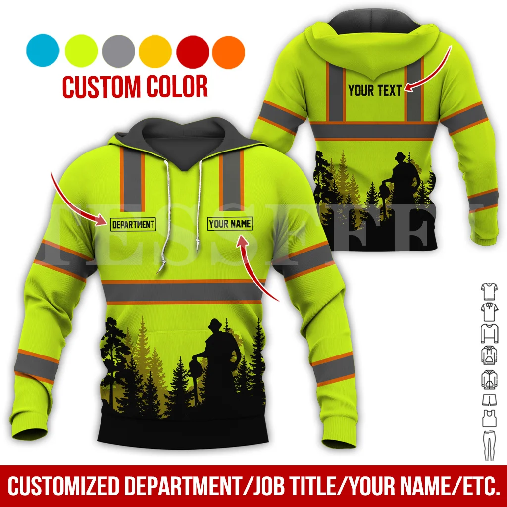 Tessffel Customize Worker Wood Logger Chainsaw Retro Tattoo Colorful 3DPrint Men/Women Streetwear Casual Funny Jacket Hoodies 13