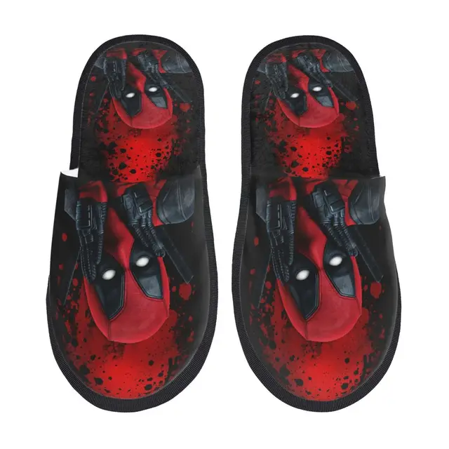 deadpool slippers