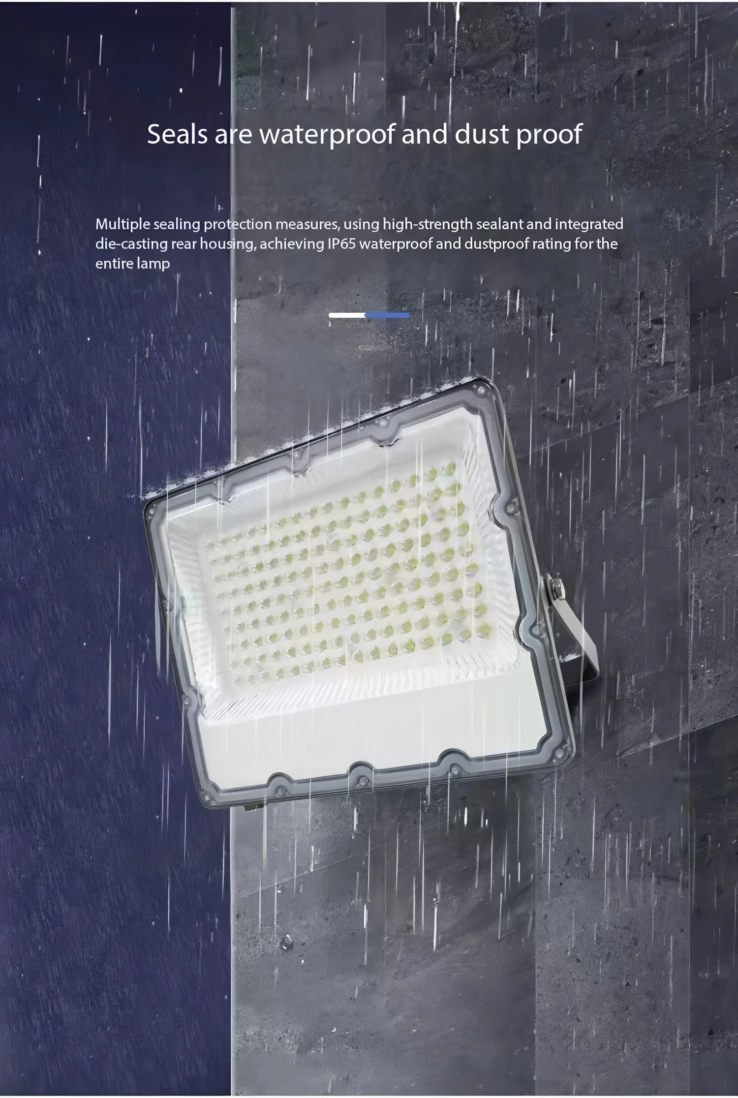 LED 투광등 AC220V 10W 20W 30W 50W 100W IP68 방수 야외 정원 프로젝터 조명 반사판 스포트라이트 벽 투광등
