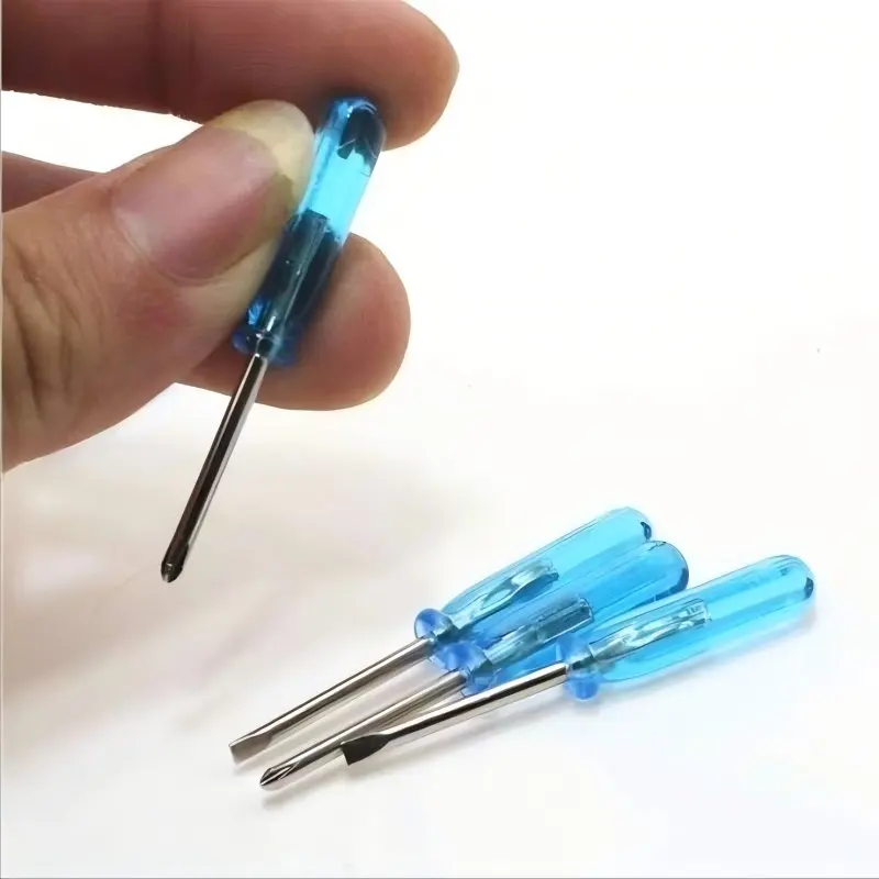 Conjunto de mini chave de fenda phillips, 10 pacotes, 2mm, cruz/cabeça horizontal, ferramentas de reparo de precisão para brinquedos e eletrônicos, exercício manual