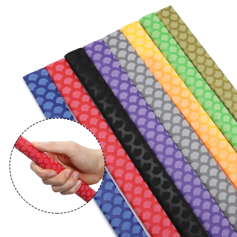 Non Slip Heat Shrink Tube Fishing Rod Wrap Anti Skid Bicycle Handle Insulation Protect Racket Grip Waterproof Cover 1/3pcs bike handlebar covers fishing rod wrap