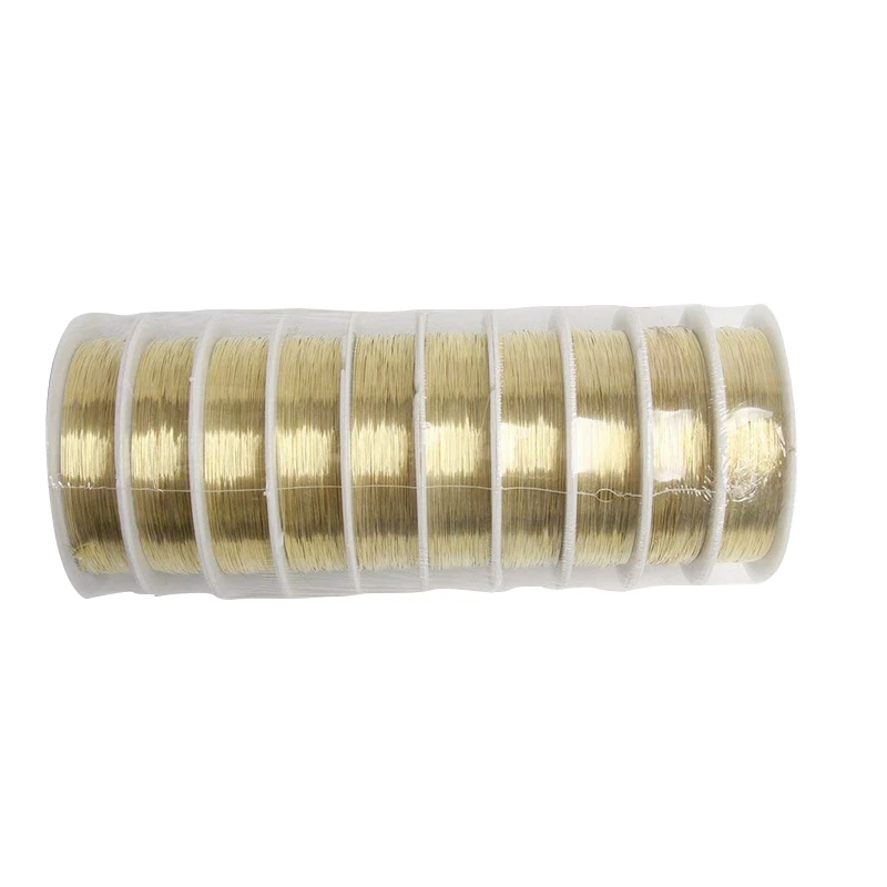 주얼리 제작용 금속 와이어 리본 롤, 장인 프로젝트, 2X, 22 M, 0.3mm-골든