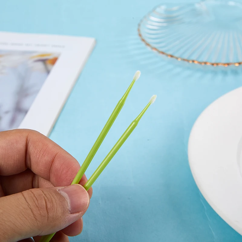 300 Bastoncini Cotone Doppia Punta - Micro Pennelli Per Trucco, Estensioni Ciglia E Pulizia - Foto 6