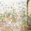 1pc Colorful Crescent Geometric Pattern Electrostatic Glass Window Film Privacy Film For Office Bedroom Bathroom Home Decor 1pc 6