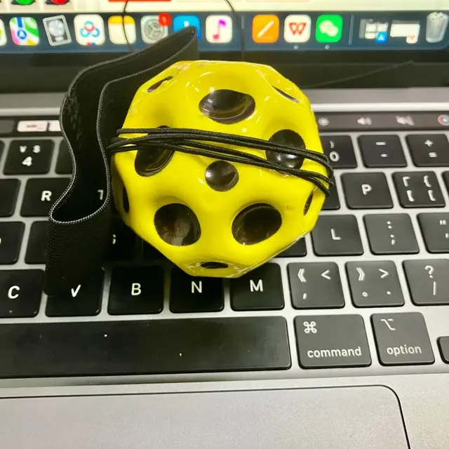 Jump Ball High Bouncing Ball Hand Ball Game Leisure Wrist Return Rubber Ball Exercise Fun Wrist Elastic Ball Kids Toy 3