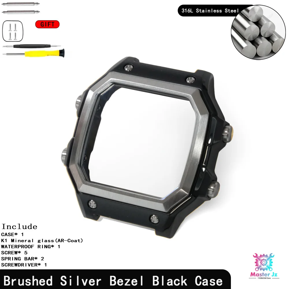 Breathable Sport Nylon Strap with Stainless Steel Waterproof Ring for Square Watch - 18mm Quick Release