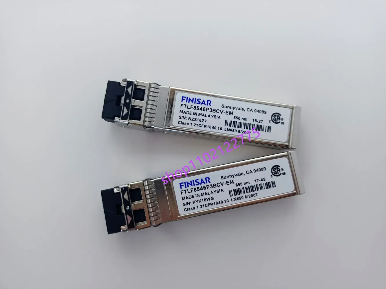 Finisar Fiber Switch 16GB SFP/FTLF8546P3BCV-EM 16g 850 Sfp Finisar 16g LC Fibre Channel Transceiver 16g Sfp Network Card Module