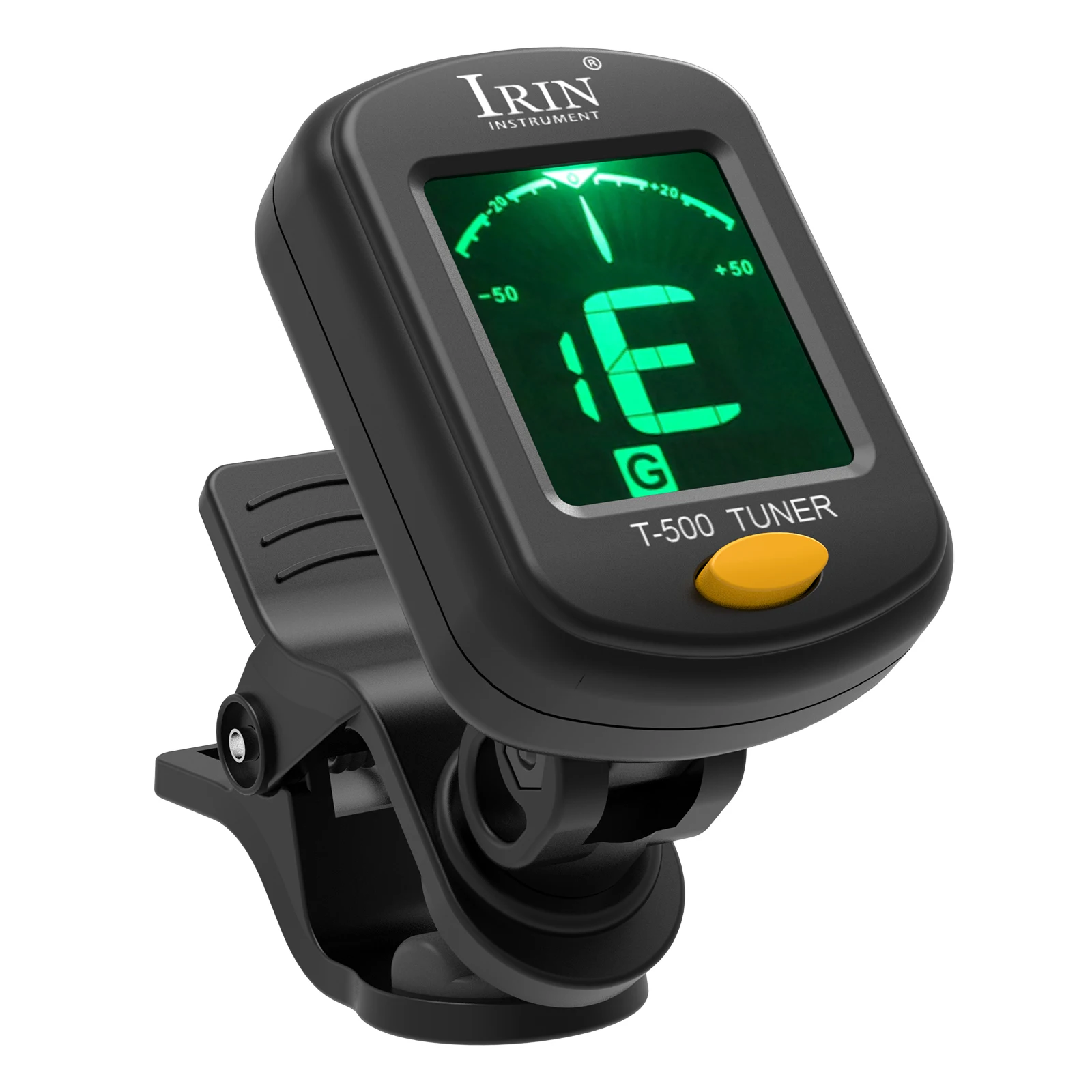 Guitar Tuner IRIN T-500 Digital Clip-On Tone Tuner for Electric Ukulele Bass Violin Universal 360Degree Rotatable Sensitive