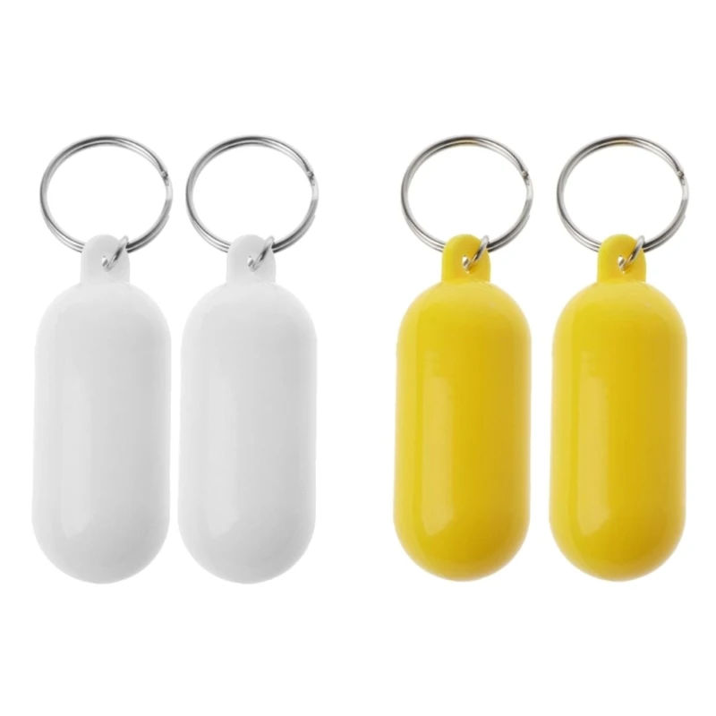 2Pcs Kayak Floating Keyring Buoyant Key Rings Marine Sailings Boat Float Canals Keychain Useful Water Sports Keys Buckle