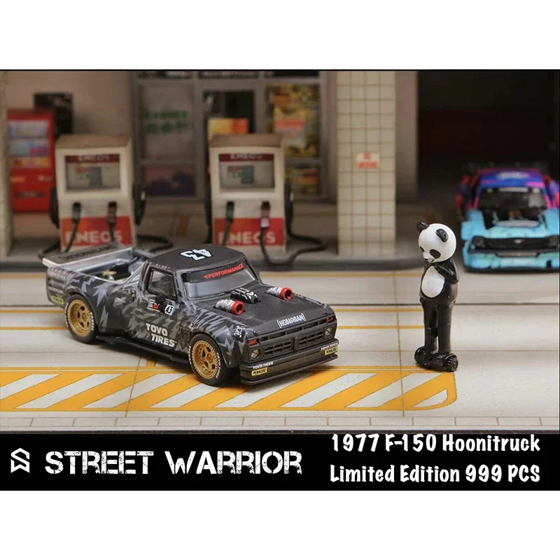 Street Warrior1:64 Mustang Hoonicorn RTR F150 Hoonitruck, фигурка панды, литье под давлением, модель автомобиля, коллекционные игрушки