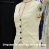 Summer Women Elegant Solid Waistcoat Shorts Set 2024 Sleeveless Vest Top+High Waist Slim Shorts Lady Office Casual 2 Pieces Set 5
