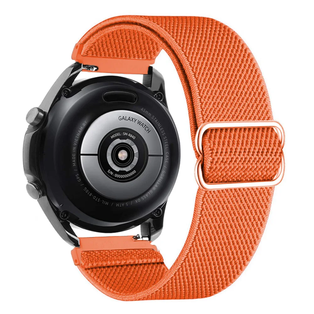 Versatile Nylon Elastic Wristband Bracelet - 20mm/22mm Strap