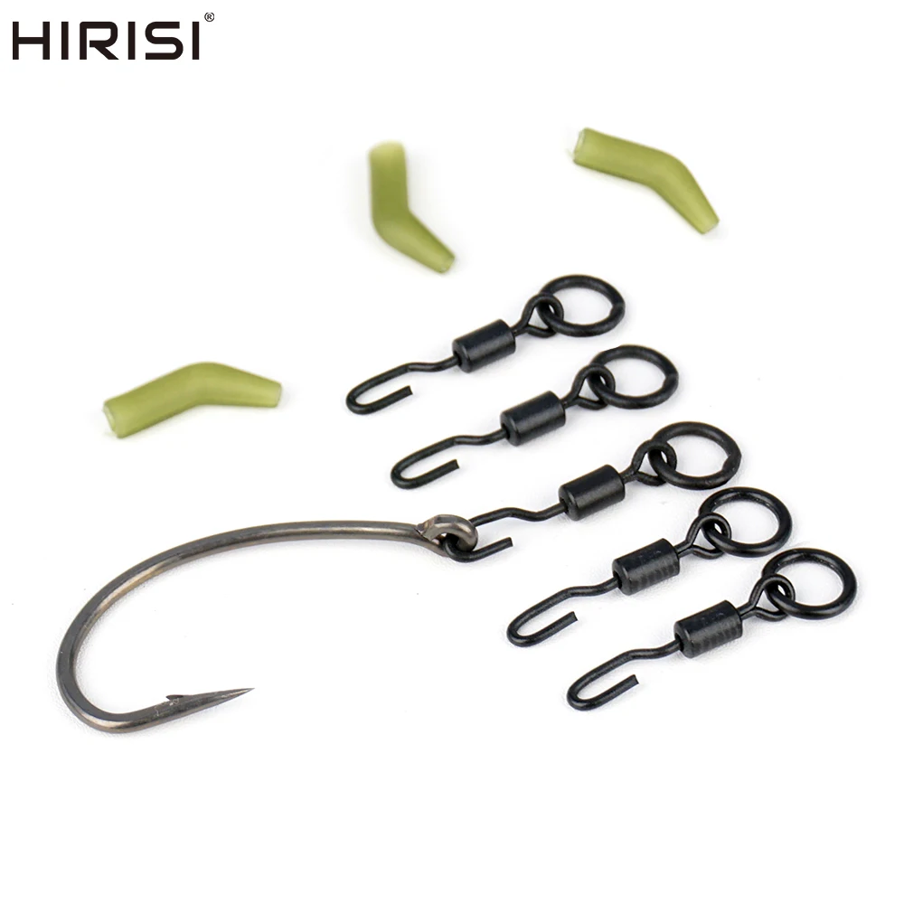 Spinner swivel Ronnie Rig pour carpe - Micro hameçon manchon quick change accessoires pêche