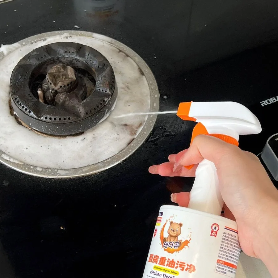Oil clean kitchen heavy oil strong cleaner range hood cleaning agent Oil fume agent artifact oil removal