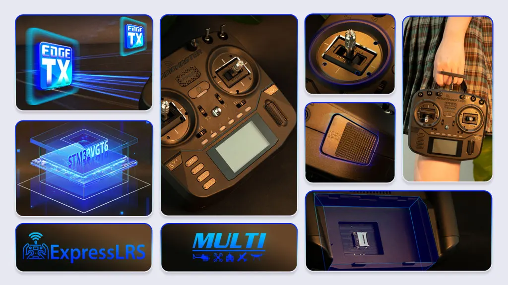 RadioMaster Boxer 2.4G 16ch Hall Gimbals Transmitter Remote Control ELRS 4in1 CC2500 Support EDGETX for RC Drone 12 RadioMaster Boxer 2.4G 16ch