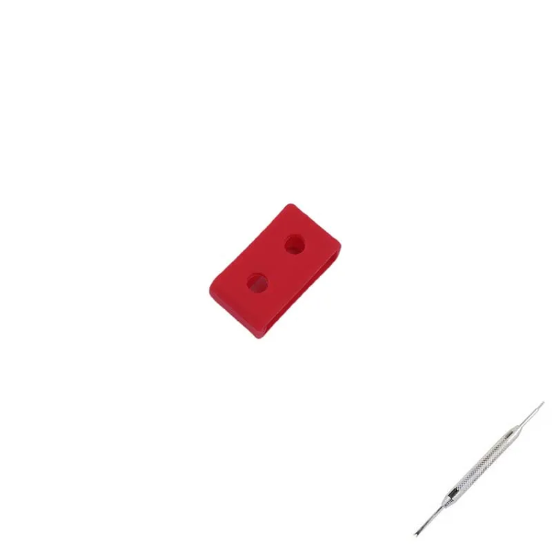 Unisex Resin Ring Silicone Rubber Watch Accessory with Movable Loop Buckle (Multiple Sizes Available)