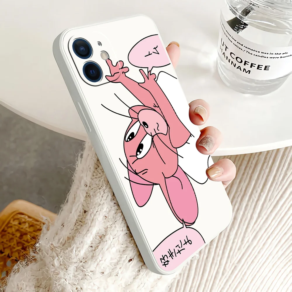 Cartoon Cute Cat Mouse Cases For iPhone 13 12 Pro Max Mini 11 Pro Max X XR XS MAX SE 2020 8 7 6 6S Plus 5 Silicone Phone Cover