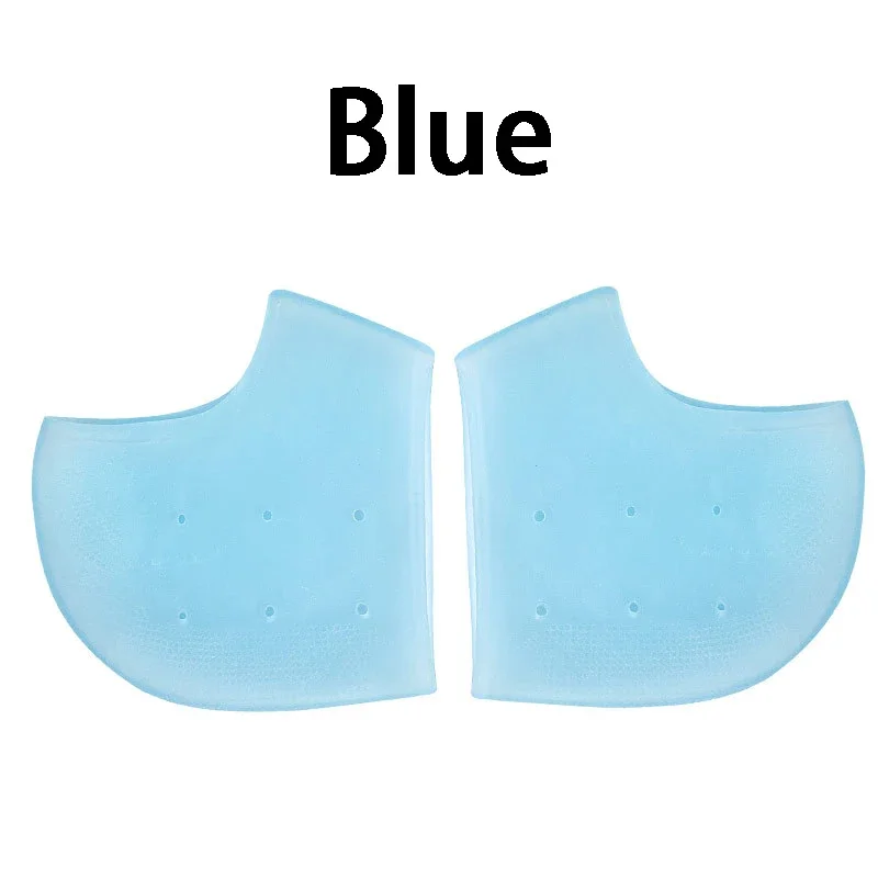 Premium Breathable Blue Silicone Heel Protectors | Unisex for All-Day Comfort and Care
