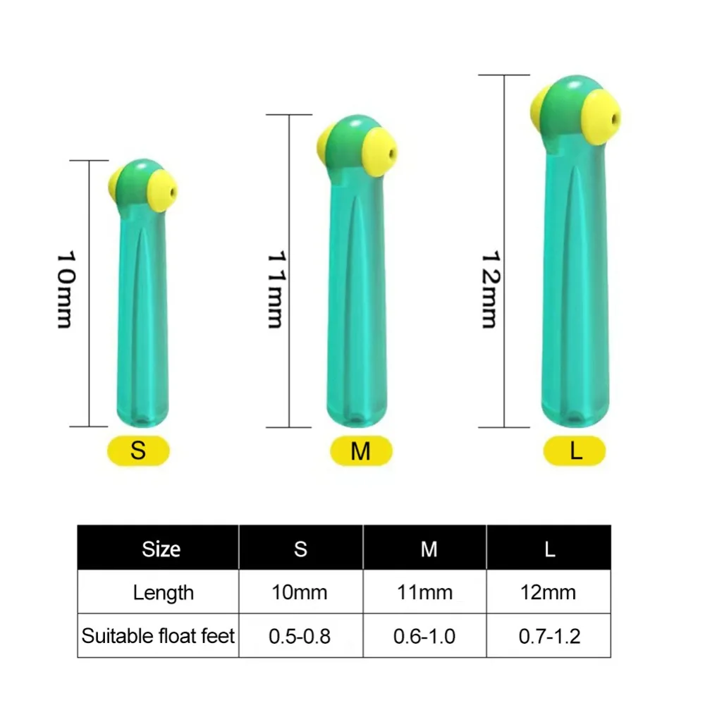 20 Supports De Flotteur Silicone Pour Pêche - Avec Pivots De Rotation - Neuf