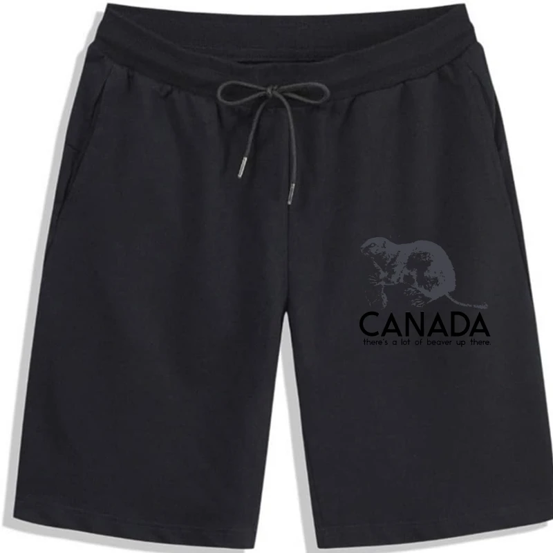

Шорты Canada Beaver мужские с принтом, короткие штаны, белый цвет, на лето