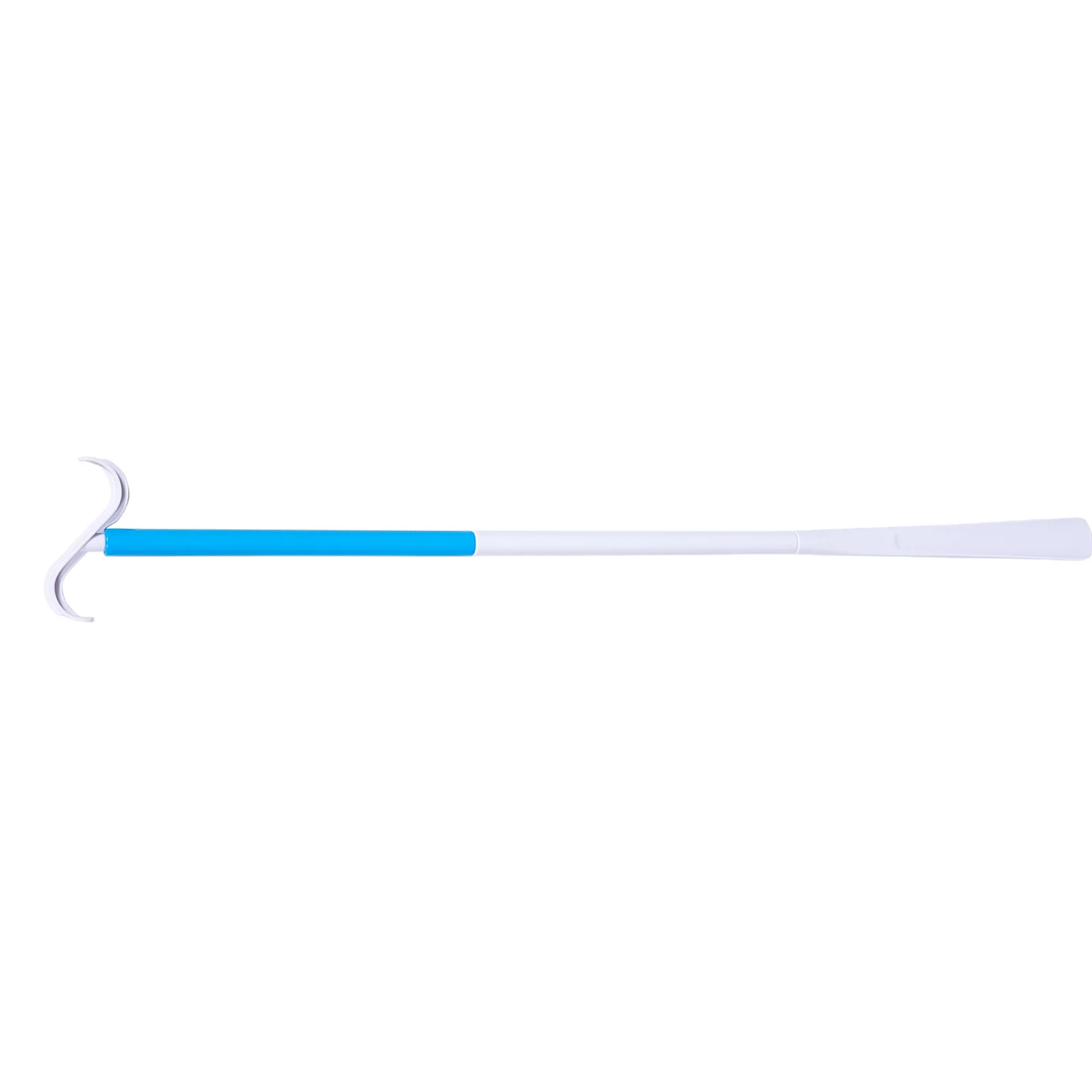 Blue White Sock Aid Dressing Stick Shoe Horn Two In One Lifter Convenient Pole Handicapped Shoehorn Disabled Accessory Dressing