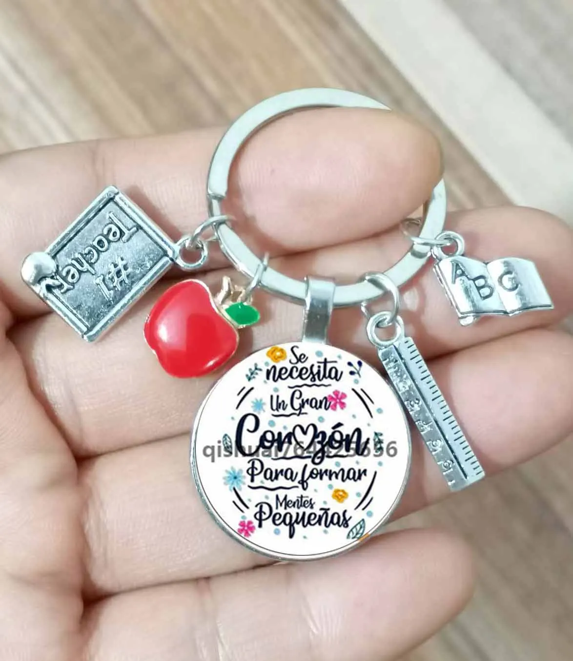 2024NewTeacherGiftSpanishMasterKeychainWomenSTeacherSDay