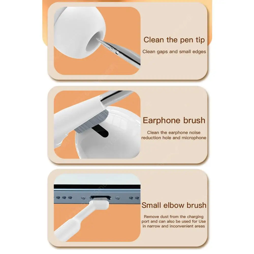21 in 1 Cleaning Kit Screen Cleaning Spray Electronic Clean Brush Tool with Vacuum Cleaner for Camera PC Monitor Screen Keyboard 3