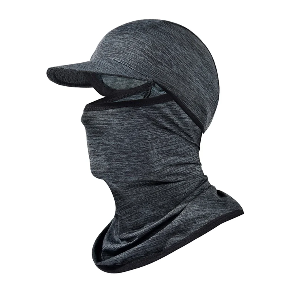 Breathable Ice Silk Face Seamless Scarf face scarf headgear Motorcycle Sun Protection Headgear Cover Outdoor Sports Breathable Summer Outdoor