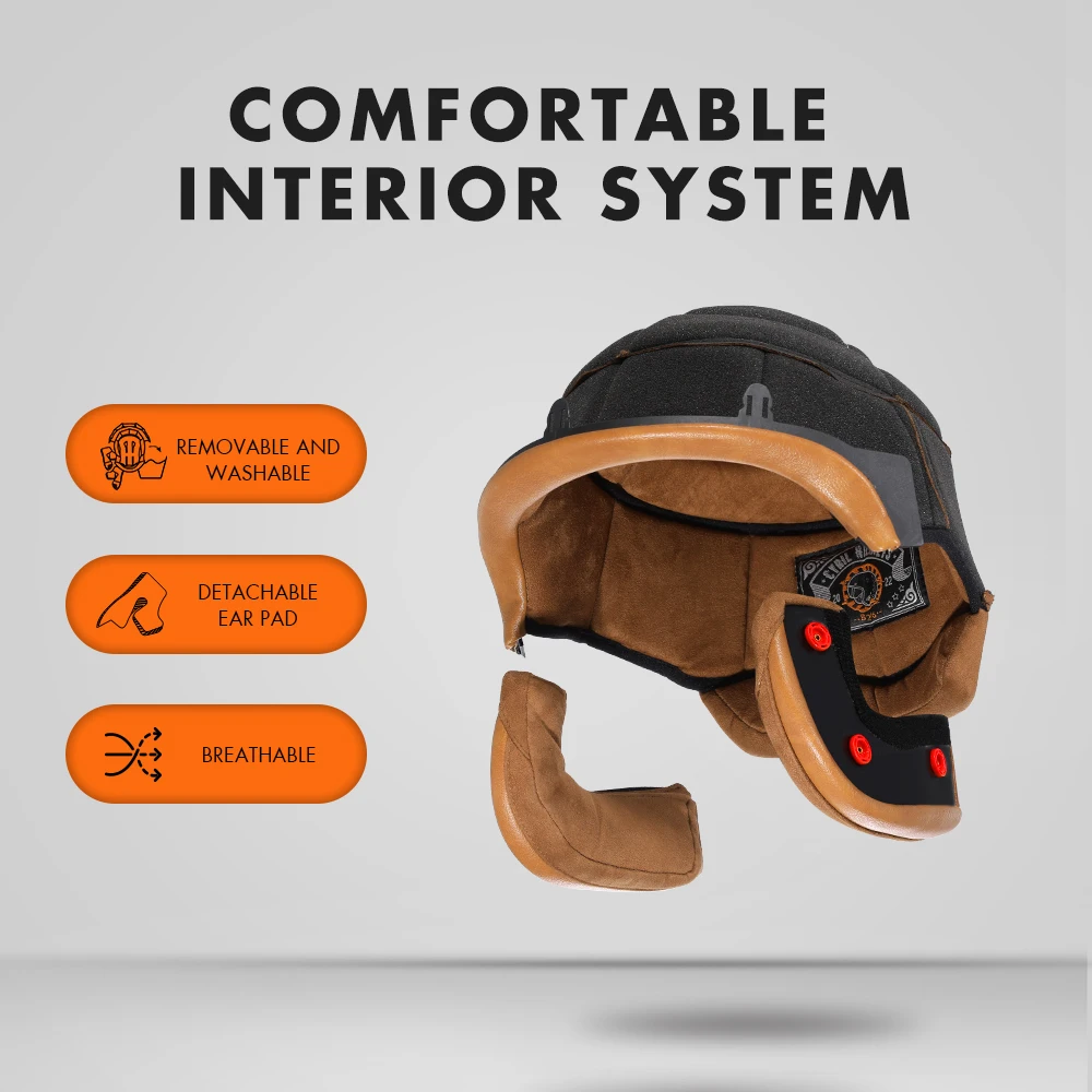 ��Ʈ�� 3/4 ���� ���̽� ���� ������� ���, CYRIL B206 �淮 ���ο� ��Ƽ�� ��Ʈ ���, DOT ECE ����