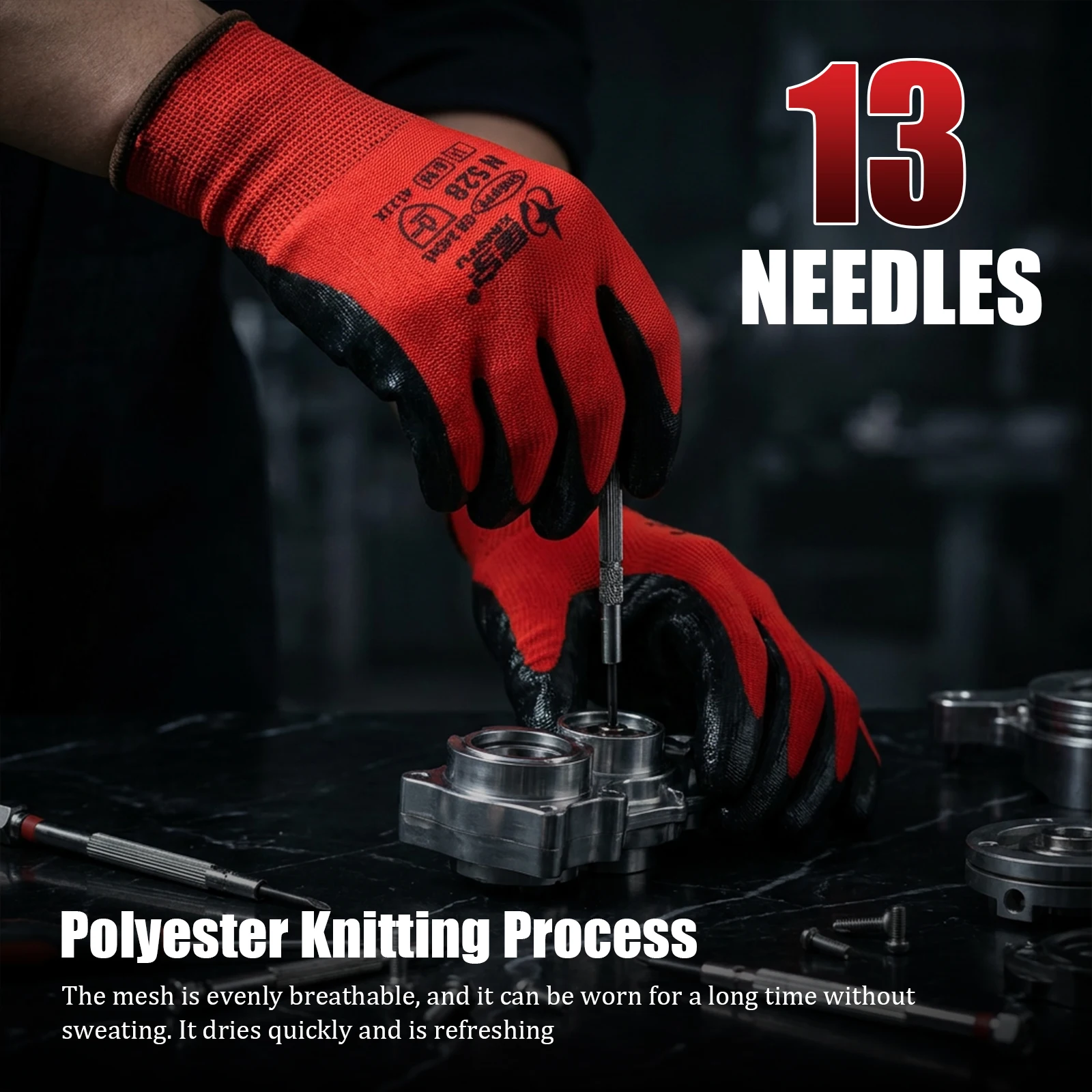 Nitrile Coated Gardening & Landscaping Gloves