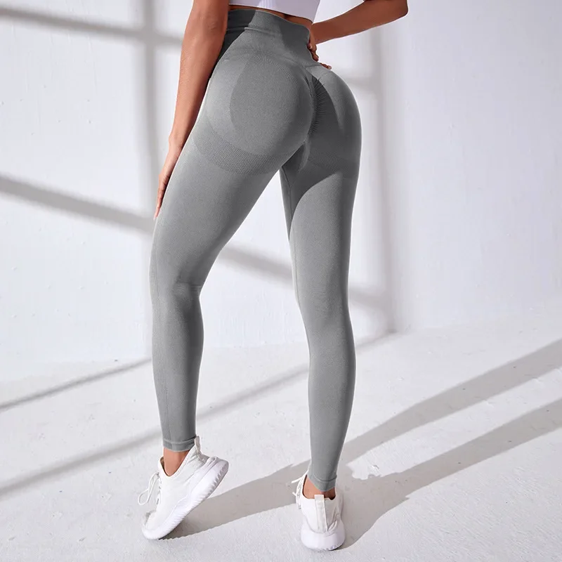 Fitness Pants High Waist Abdominal Bright Yoga Pants Sports Running Tights sweatpants