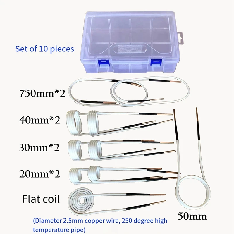 

Набор катушек нагревателя, высокочастотные аксессуары для индукционного нагрева, автомобильный нагреватель, индукционная катушка