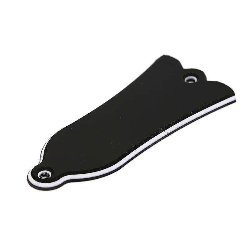 Bell Shape Guitar 2 Holes PVC Truss Rod Cover Plate Scroll Plate Gibson LP SG Flying V ES