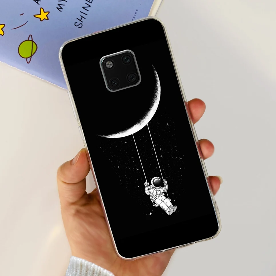 Surakey Compatible Avec Coque Huawei Mate 20 Pro Etui Silicone Paillette Brillante Bling Glitter Bumper Transparent Coque Silicone TPU Souple Housse Avec Support Bague Pour Huawei Mate 20 Pro, Lila