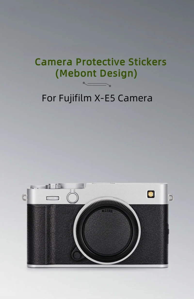 Fujifilm X-E5 카메라 데칼 스킨 XE5 랩 커버 Fuji X E5 카메라 스티커 보호 필름