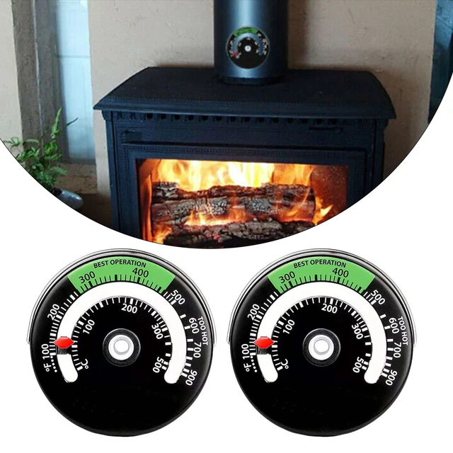 Wood Burning Stove Thermometer Oven Stove Thermometer Home Stove Fan Pipe  Barbecue Monitor Oven Fireplace Accessories - AliExpress