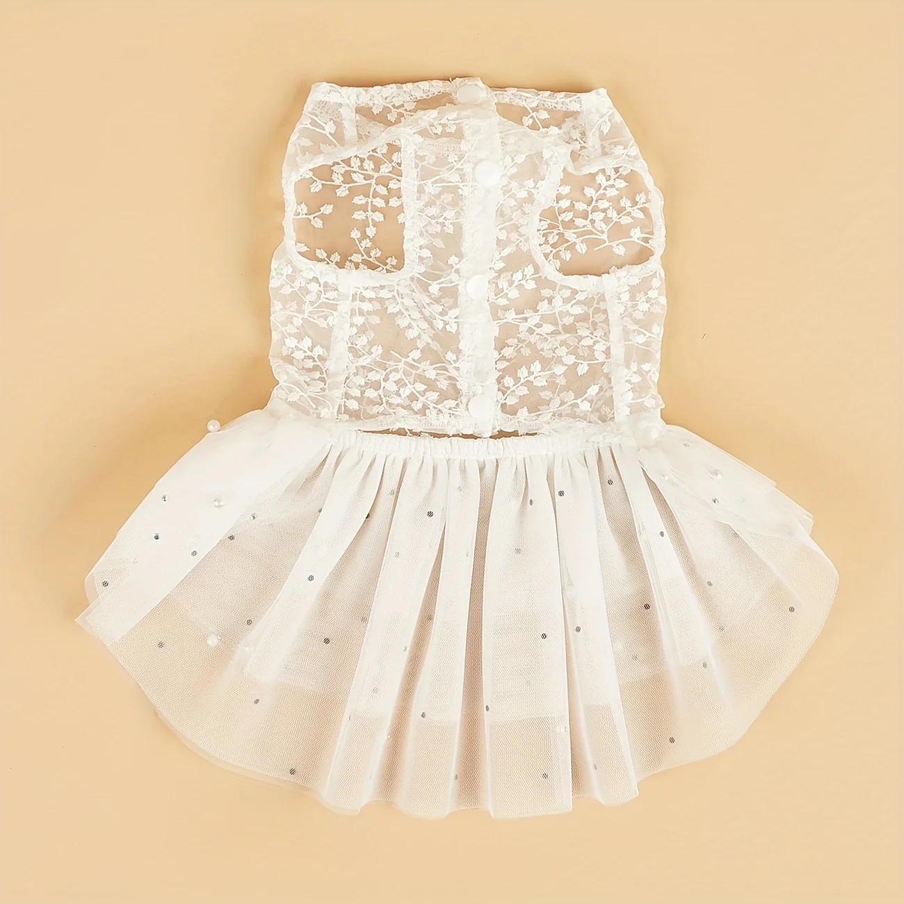 Summer Mesh Dog Wedding Suit Image 5