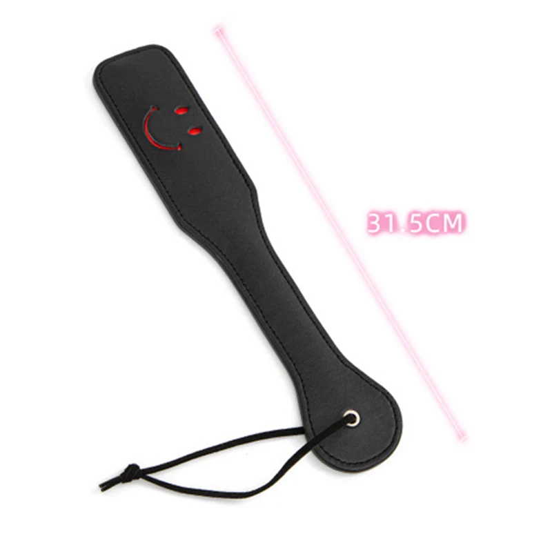 31.5CM PU Leather Paddle,Horse Whip,HorseRiding Equestrian Training Whip for Cosplay 6