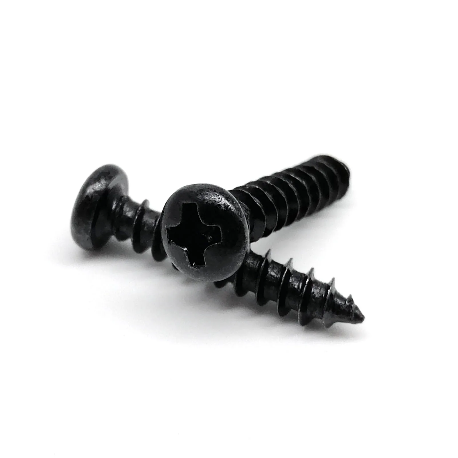 Round Pan Head Screw M1 M1.2 M1.4 M1.7 M2 M2.3 M2.6 M3 M3.5 M4 Black Steel Mini Micro Cross Phillips 50/100pcs