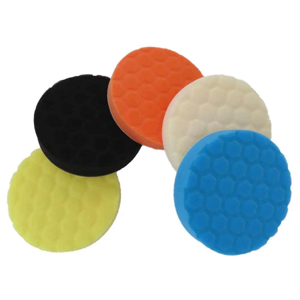 Buffing Polishing Pads Set - Yellow/Orange Pad Detail