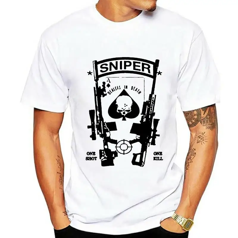 2020 Vendita Calda 100% Cotone Militare T-Shirt Black Ops Sniper Special Ops Duty Chiama Tee Summer Style Tee Shirt