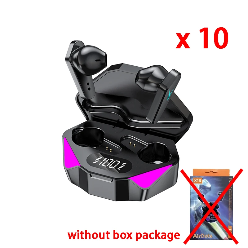 TWS-X15-Gaming-Earbuds-Wireless-Bluetooth-Earphone-With-Mic-Bass-Audio ...