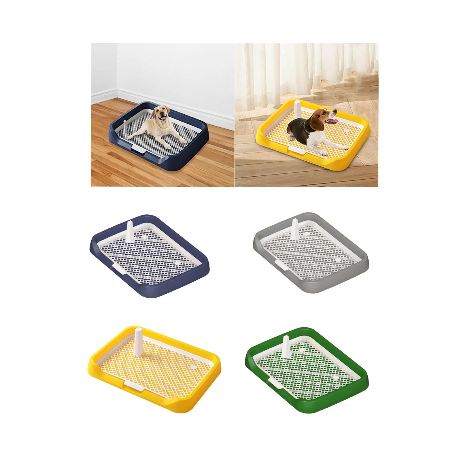 Pet Training Pads Holder Training Tray Reusable with Protection Wall Dogs Potty Pad Pee Pad Holder for Dogs and Cats Pet Training Pads Holder Training Tray Reusable with Protection Wall Dogs Potty Pad Pee Pad Holder for Dogs and Cats