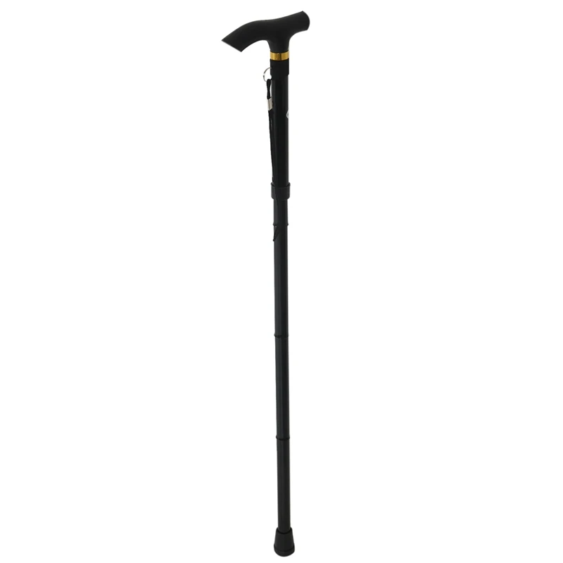 

Folding Cane Adjustable Collapsible Lightweight With Ligh Walking Stick Perfect Daily Living Aid For Limited Mobility