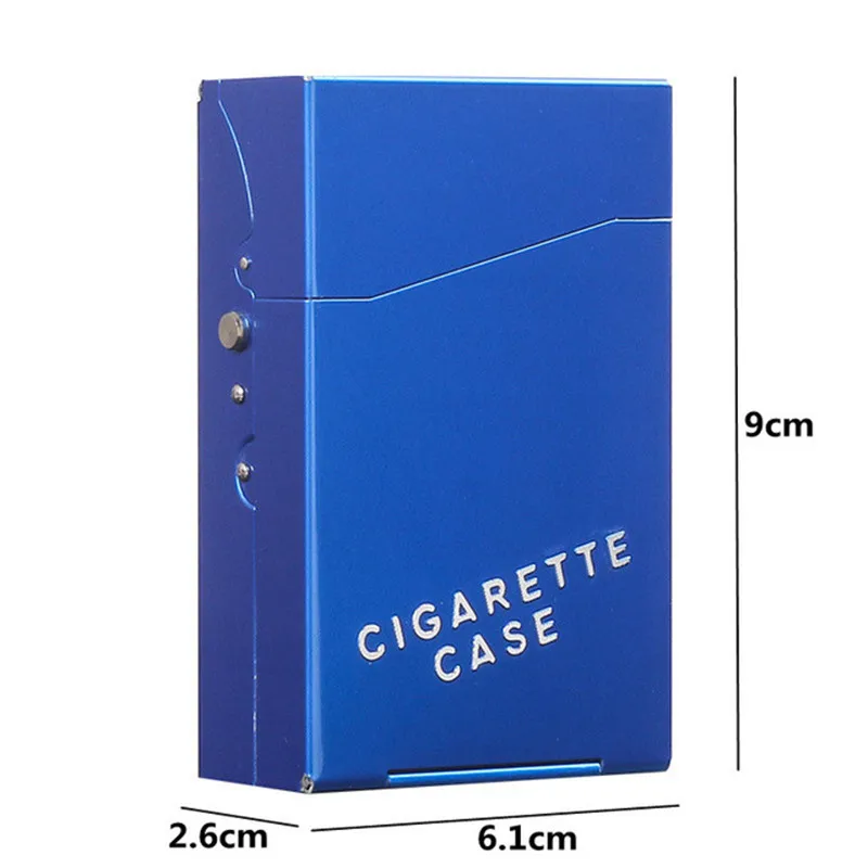 Sleek Waterproof Aluminum Tobacco Case - Portable Pocket Storage Container