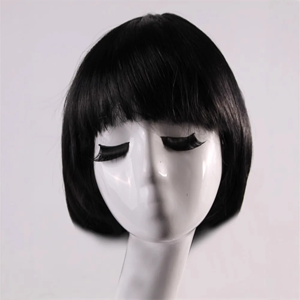 Parrucca piena sintetica corta BOB Colori multipli Cosplay Parrucche tinta unita per capelli corti per feste di Halloween - immagine 4
