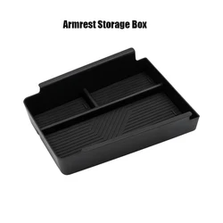 Premium Armrest Storage Box Center Console Organizer with Lower Tray (Armrest Box)