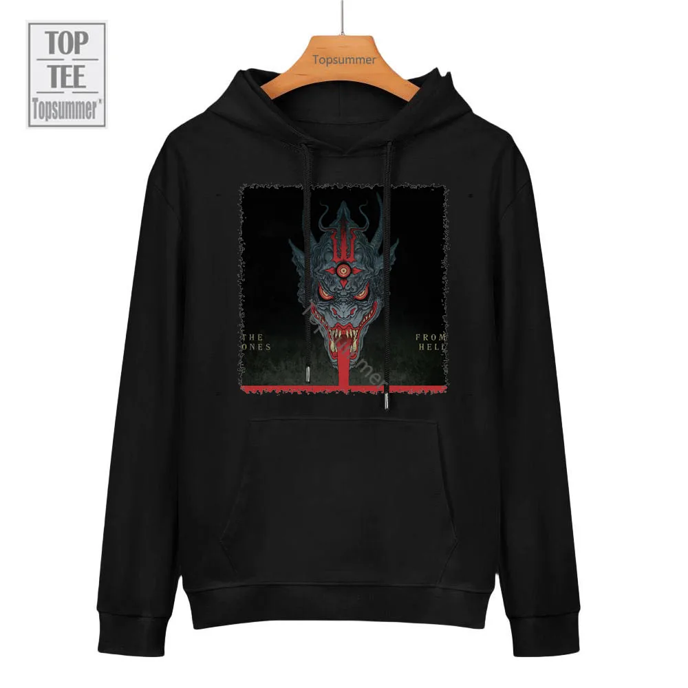 

Толстовки с надписью The Ones from Hell альбом, Necrowretch Tour, толстовка, Мужская Уличная одежда в стиле рок, свитшот, Одежда большого размера