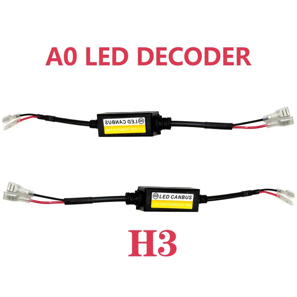 LED Canbus Decoder Adapter 1/2PCS H4 H7 9005 9006 9012